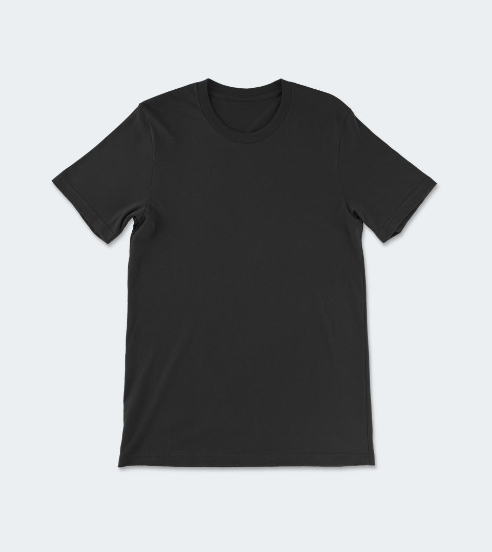 black t-shirt